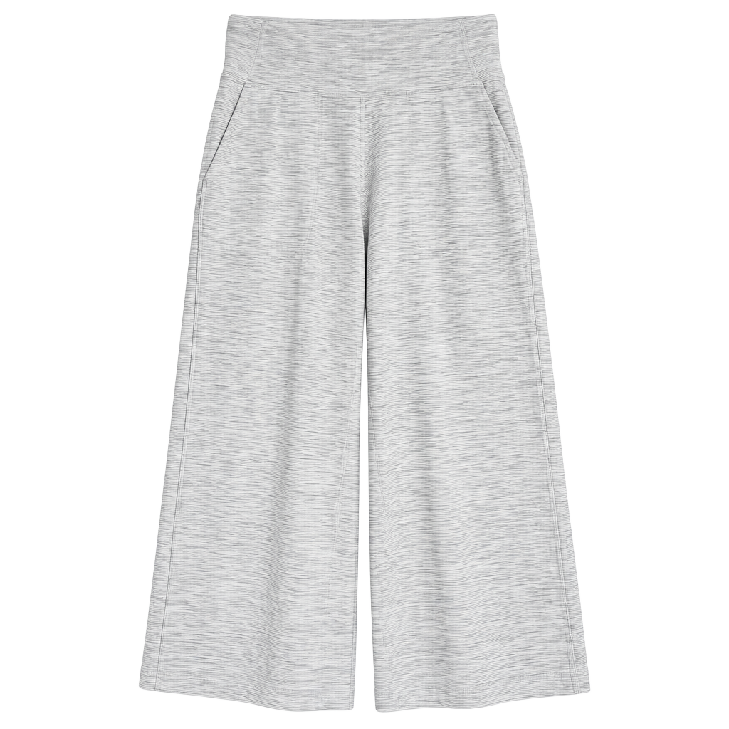 Lululemon Wide Leg Lounge Pants Grey White Striped. Pc134 1