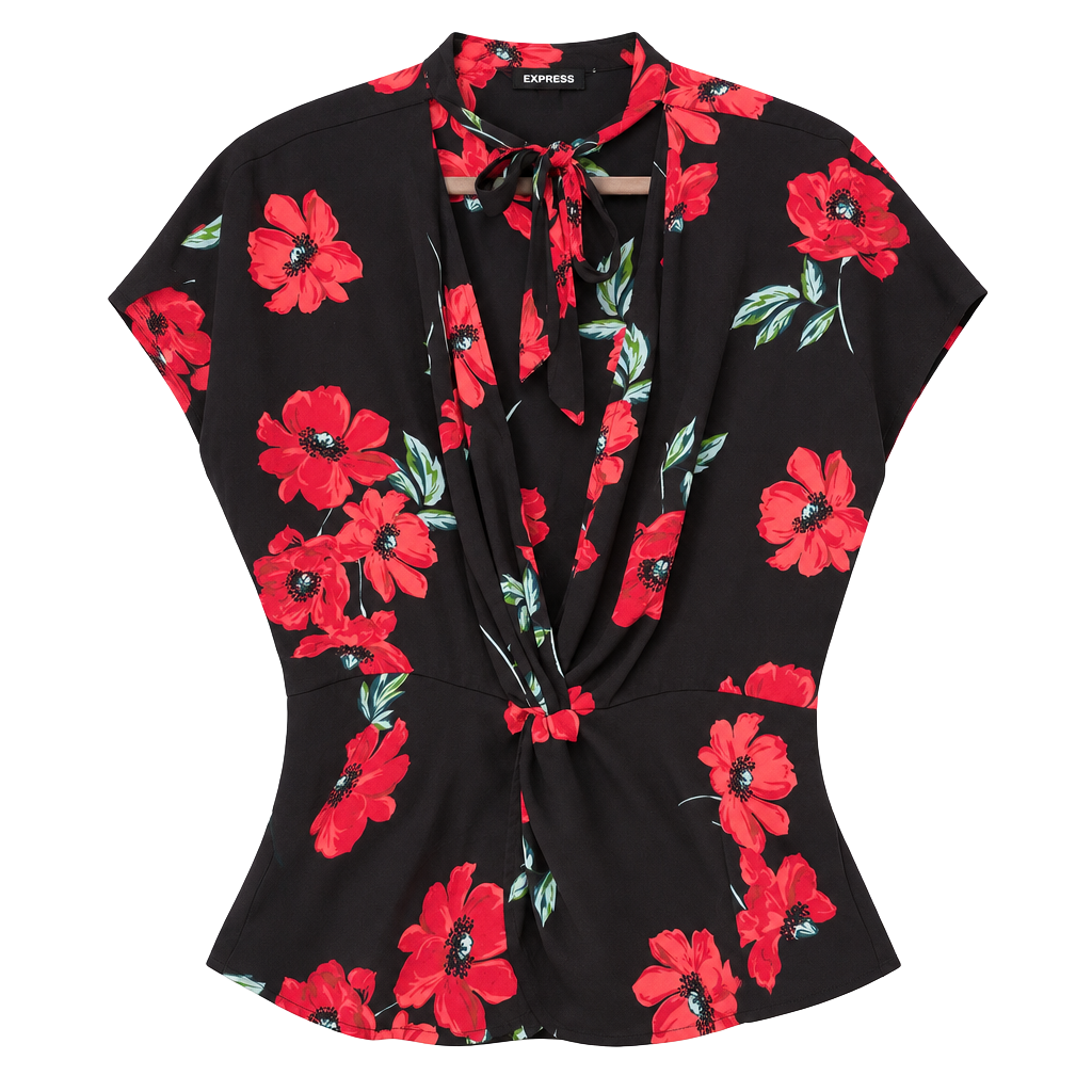 Express Floral Blouse 1