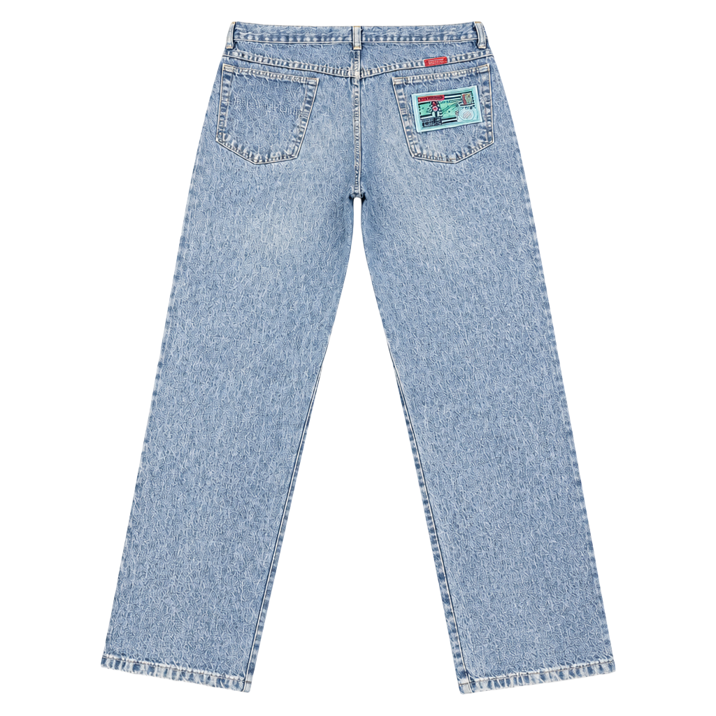 Wrangler 98461GW Vintage Jeans Size 33x30 Blue Made in USA Straight Leg 1