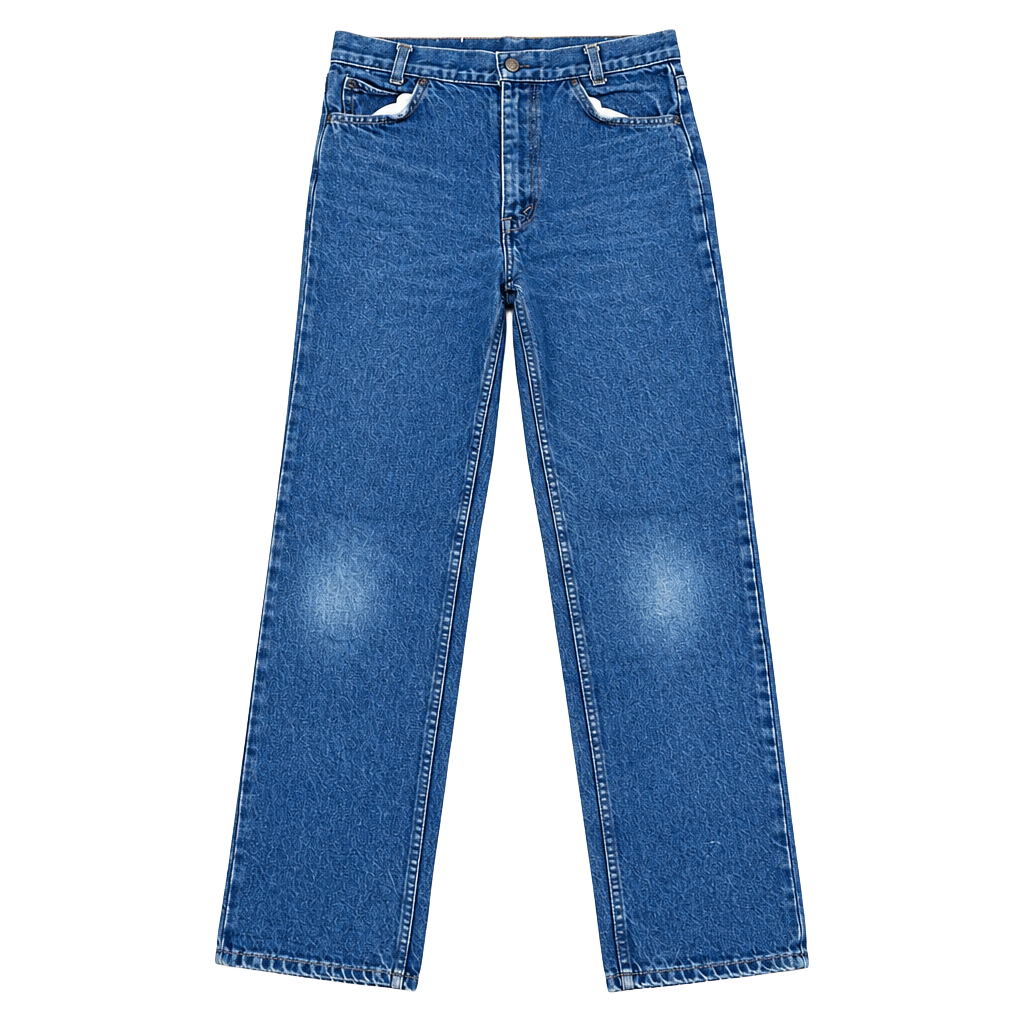 Vintage Women Sears Straight Leg Denim Jeans 100% Cotton- Size 14 - 27x29 1