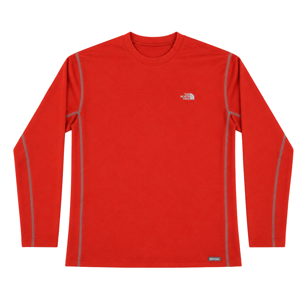 The North Face VaporWick Burnt Orange Long Sleeve Shirt - Size Large (L) 1