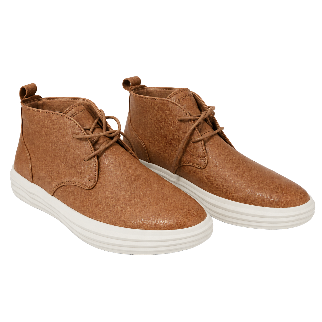Mark Nason Shogun Cognac Leather Chukka Shoe 1