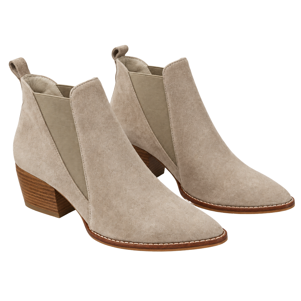 Sol Sana Bruno Tan Suede Ankle Boot 1