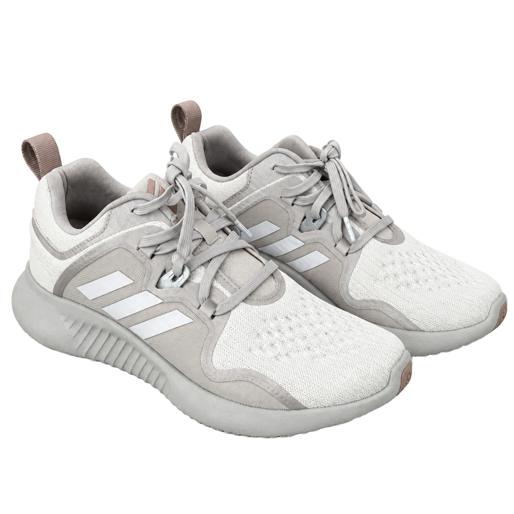 Adidas EdgeBounce White and Tan Running Tennis Shoes 1