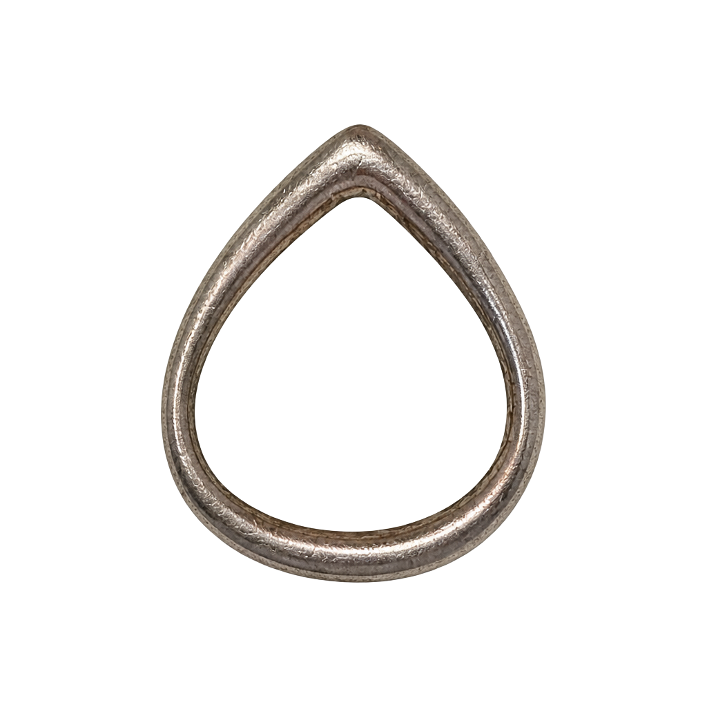 Sterling Silver Teardrop Pendant Charm 925 1