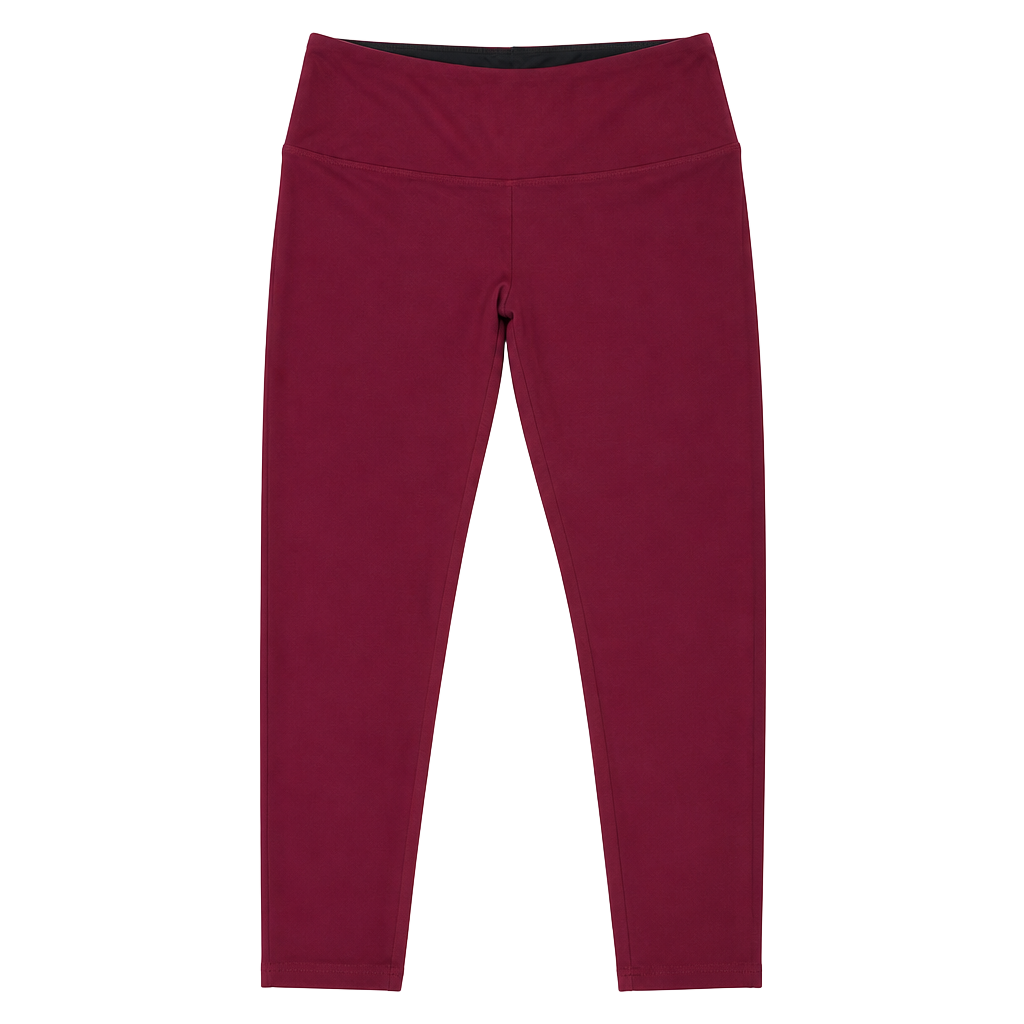 Alexander Jordan Burgundy Tummy Control Leggings - Size L 1