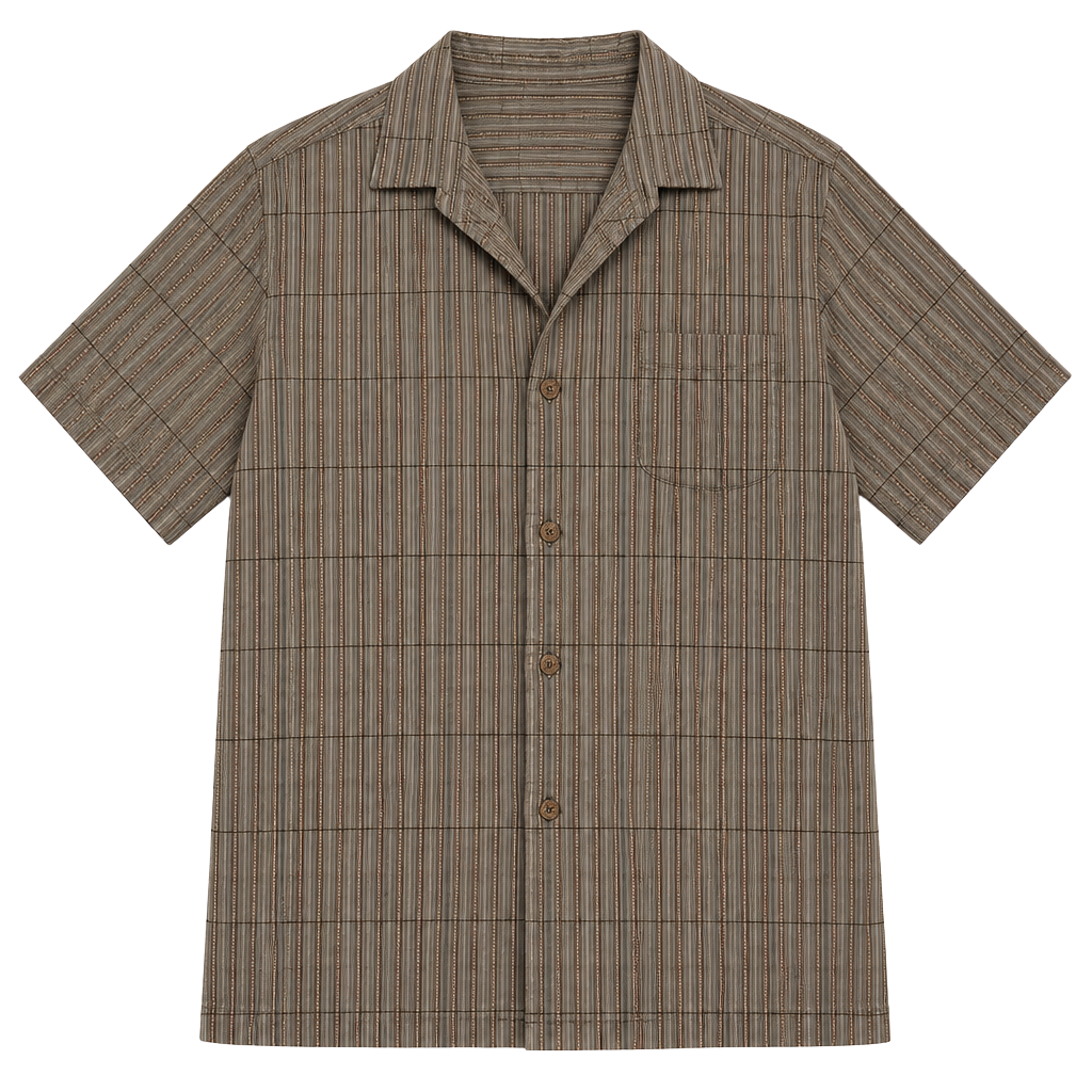 Tommy Bahama 100% Silk Striped Short Sleeve Camp Shirt Original Fit XL 1