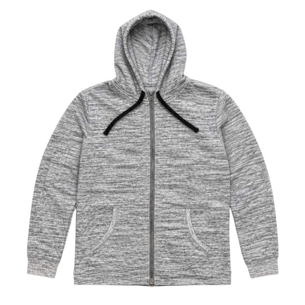 Hanes Womens French Terry Live Love Comfort Full Zip Hoodie Ebony Spacedye 1
