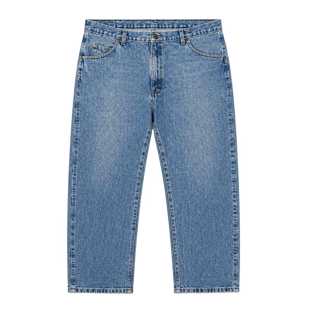 Wrangler Jeans Size 38x32 Blue Denim Regular Fit Straight Leg 1