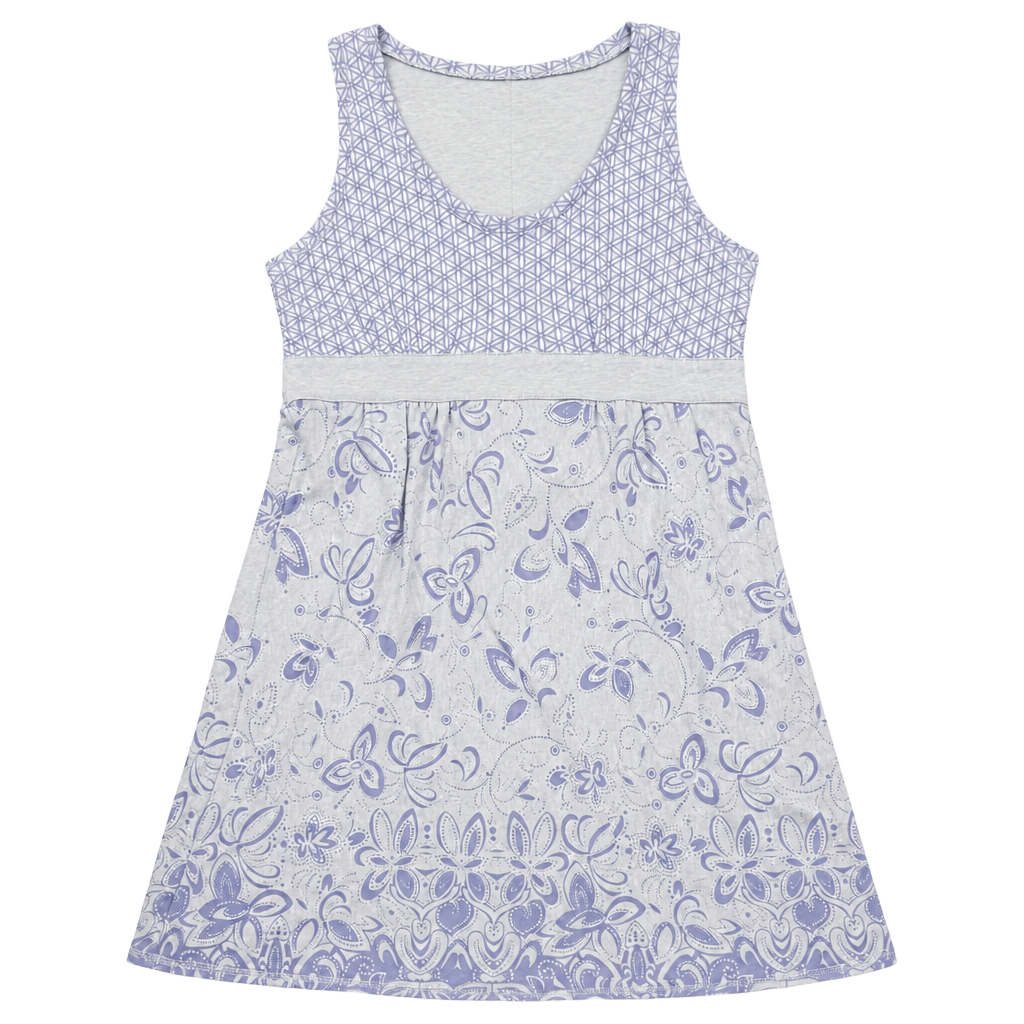 Athleta Floral Print Sleeveless Dress Size MP 1