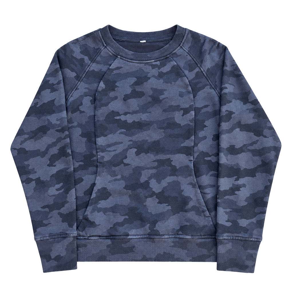 2020 Lululemon Camo Scuba Crewneck Sweatshirt Size 12 1
