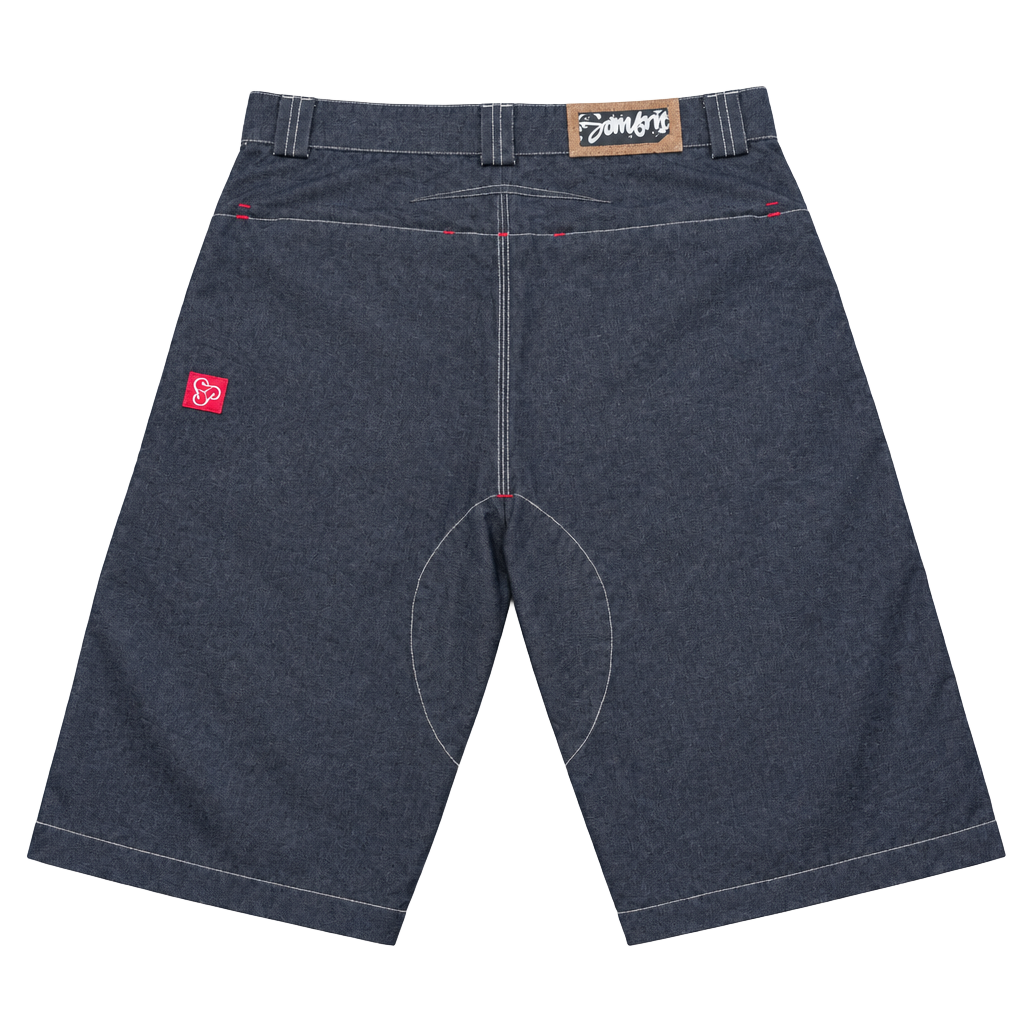 2000’s Vintage Sombrio Cartel Denim Mountain Bike Shorts MTB Size L 1