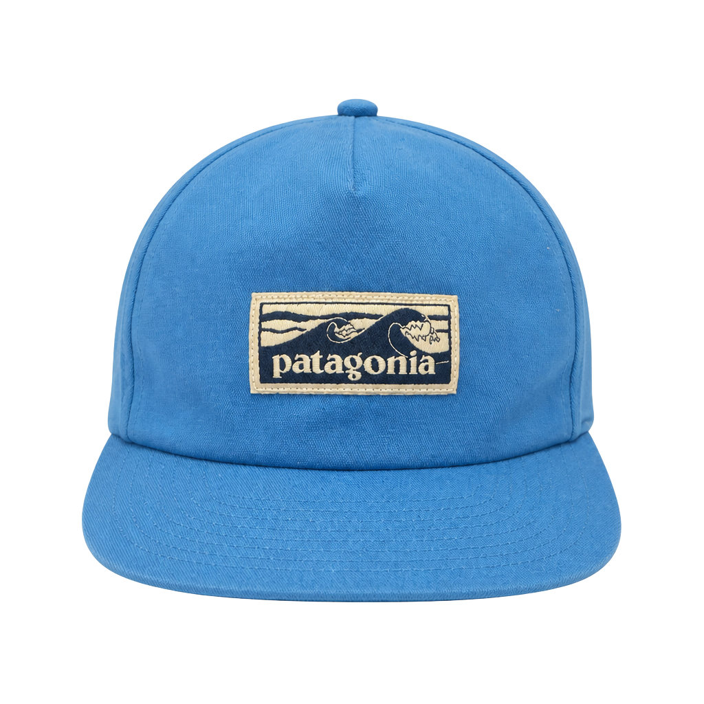 Patagonia Boardshort Label Funfarer Snapback Cap 1