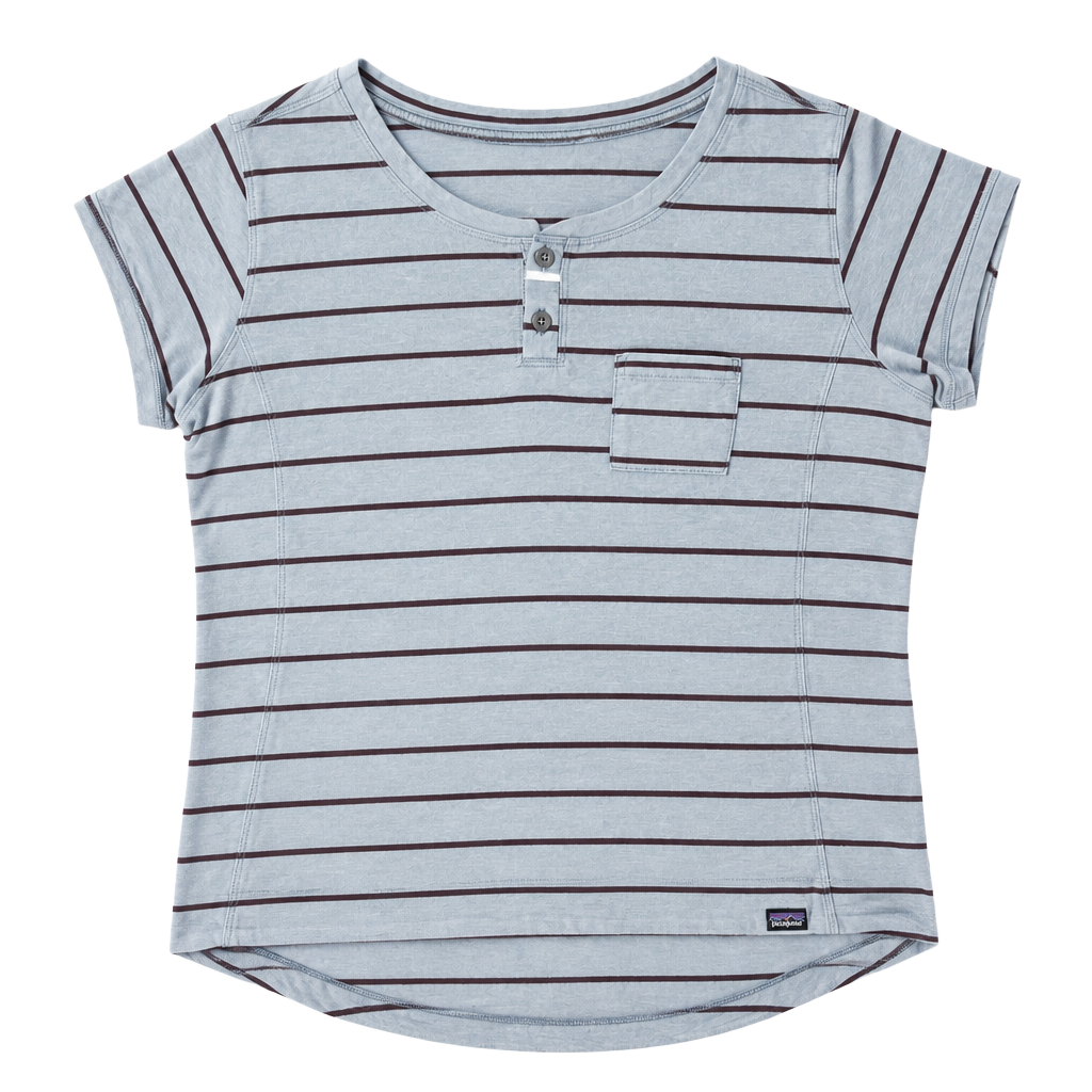Patagonia Henley Short Sleeve Shirt Size Women’s L 1