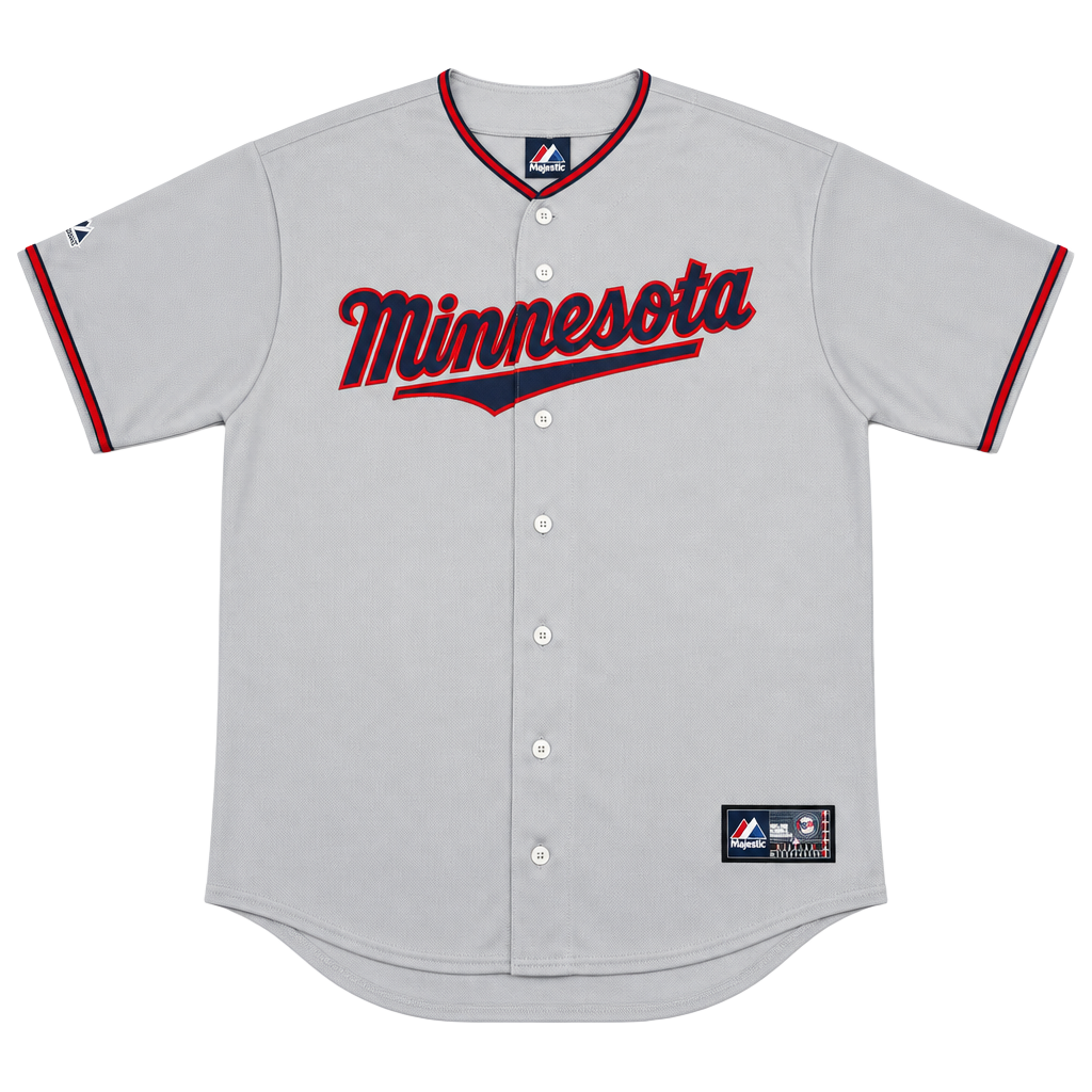 Majestic Minnesota Twins Jersey Size XL Gray Together 19 1