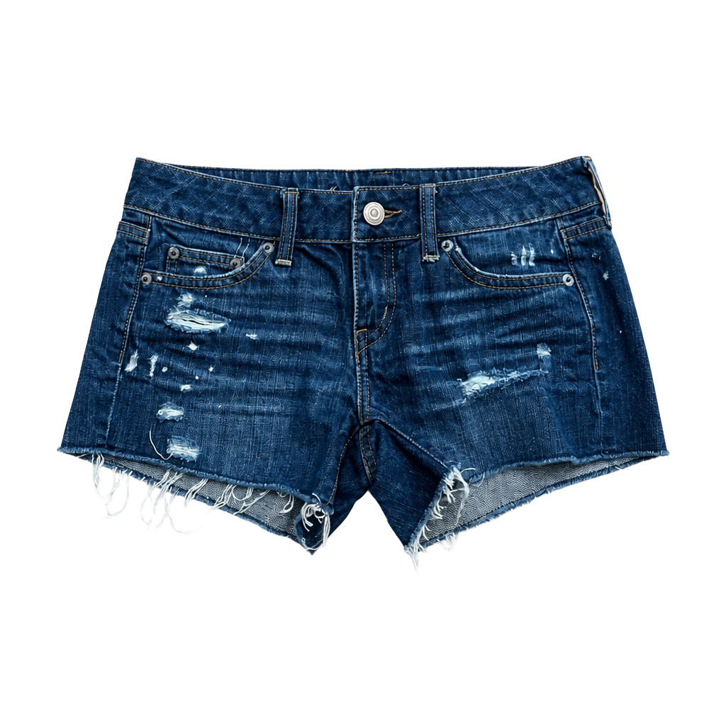 SIZE 4 American Eagle Outfitters Women's Distressed Denim Cutoff Shorts 1