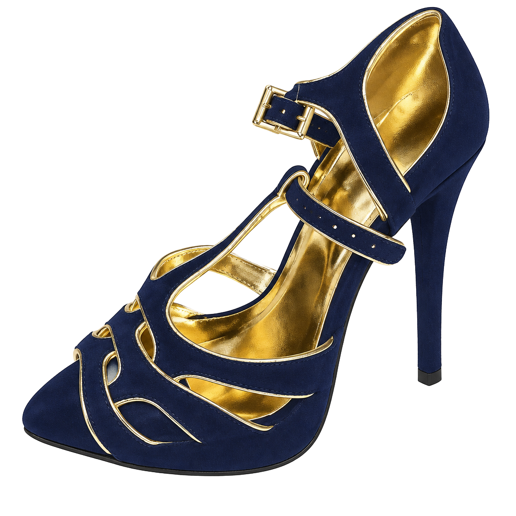 Navy blue heels 1