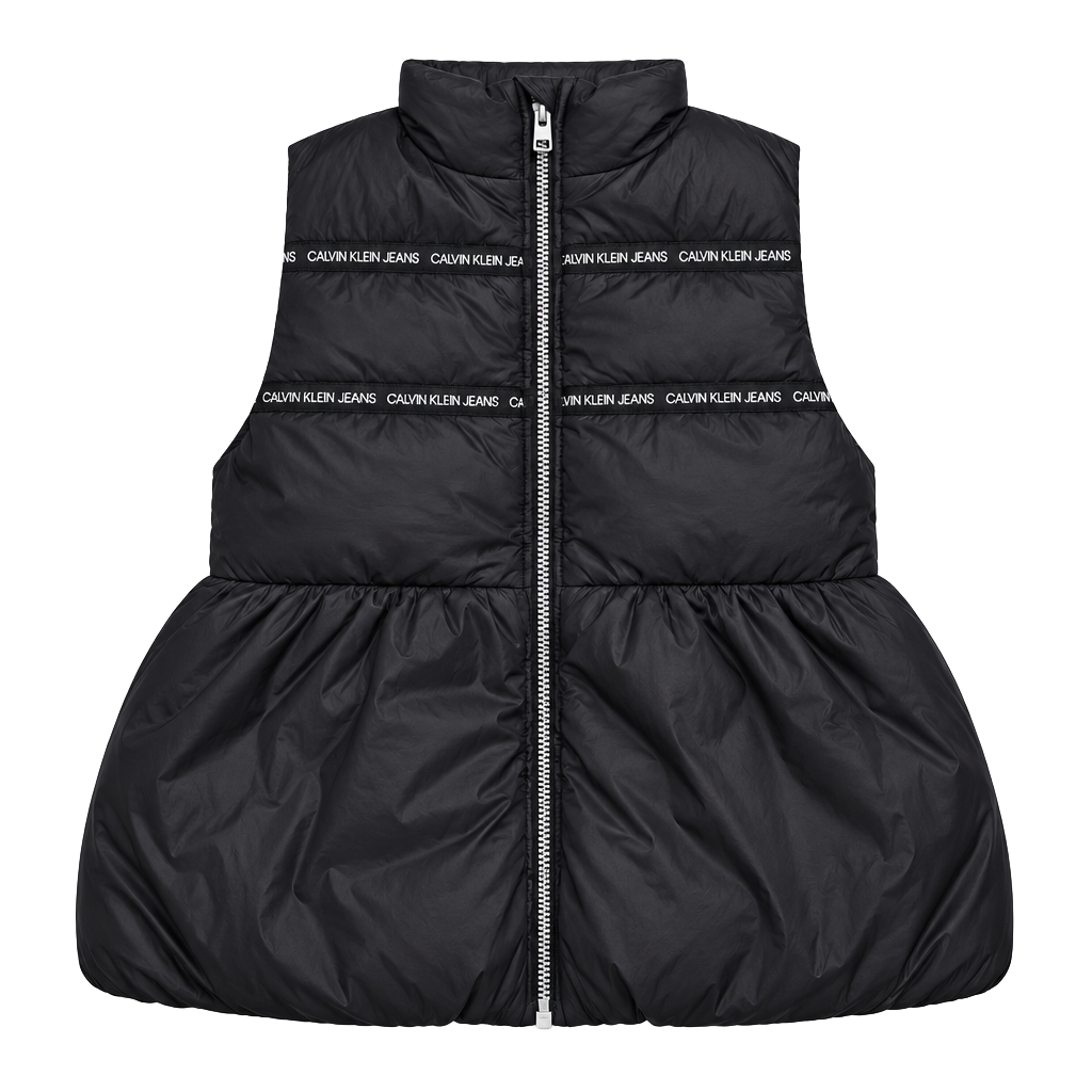 Kids Calvin Klein Jeans Puffer Vest Black Size 4T 1