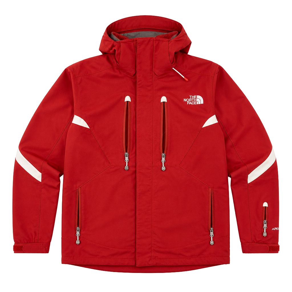 The North Face Apex Recco Avalanche Rescue System Ski Jacket Red 1