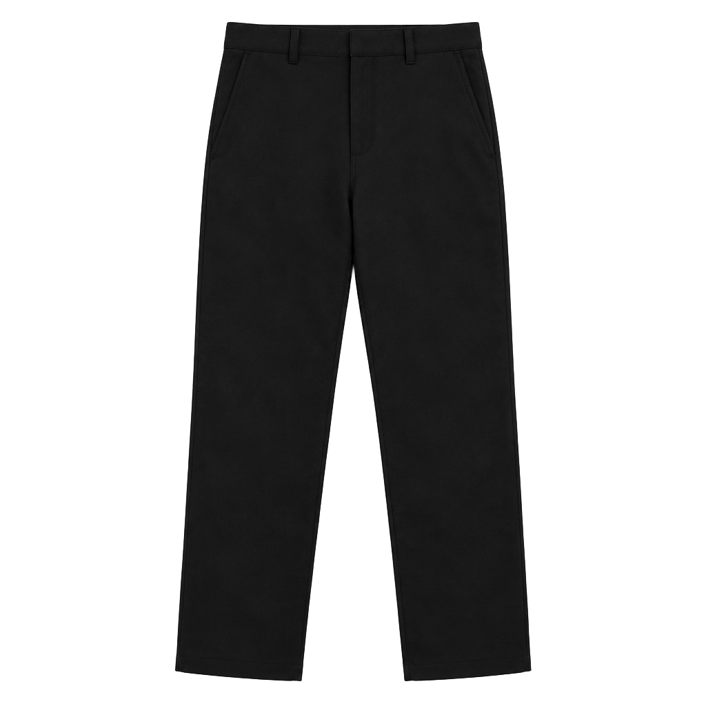 Galaxy Black School Uniform Khaki Pants Size 8 NWT 1