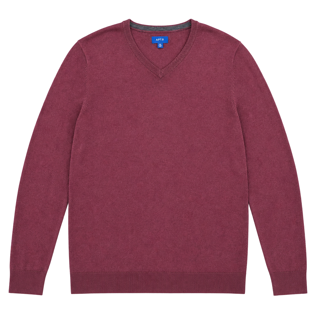 Men's Apt. 9® Seriously Soft Merino V-Neck Sweater 1