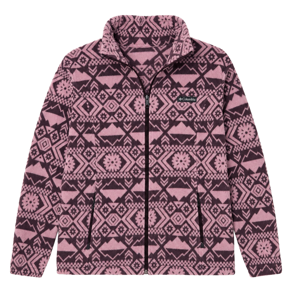 Columbia Women's Benton Springs Printed Full Zip Fleece Jacket 1