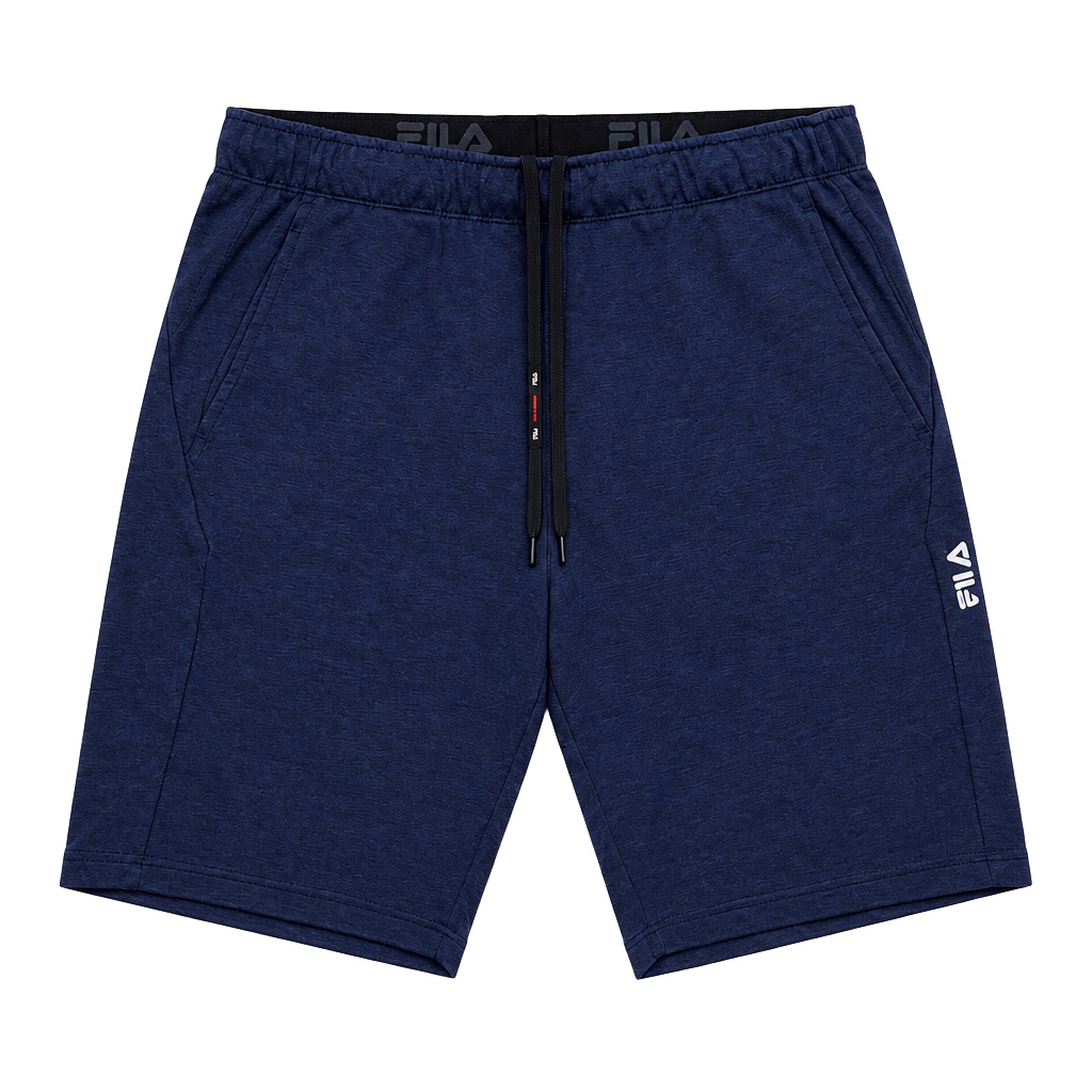 Fila Sweat Shorts Size M Navy Blue Drawstring 1