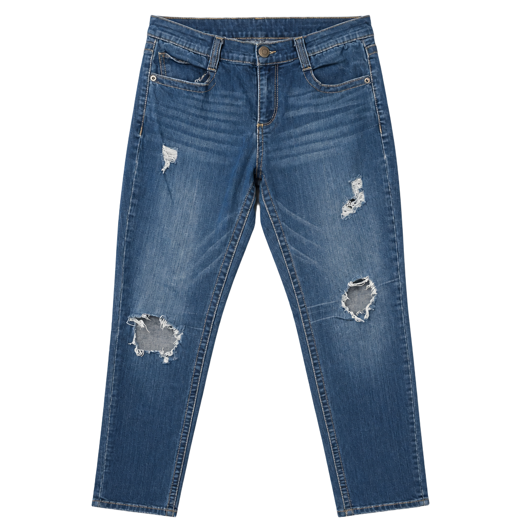 Mudd FLX Stretch Distressed Skinny Jeans Size 13 1