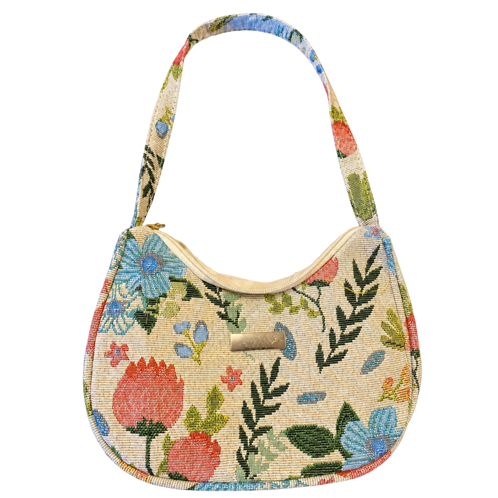 Rosetti Vintage Floral Tapestry Small Shoulder Bag 1