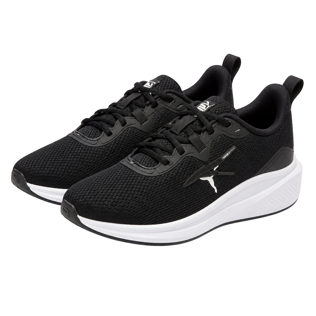 PUMA Women’s Running Sneakers Black/White Size 9 1