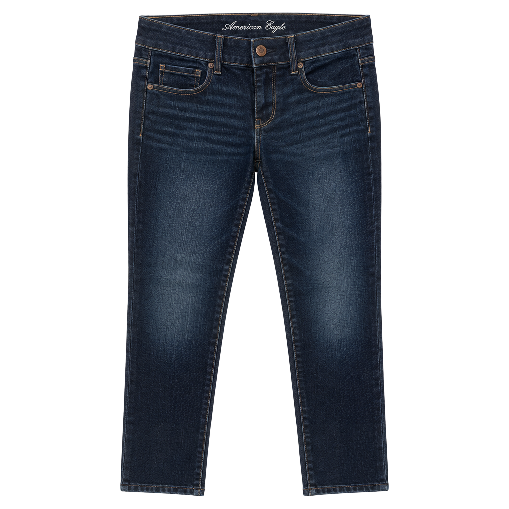 American Eagle Artist Jeans Size 4 Dark Wash Regular Straight Leg 1