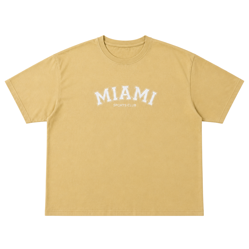 Glassons Miami Sports Club Oversized Crew Neck T-Shirt 1