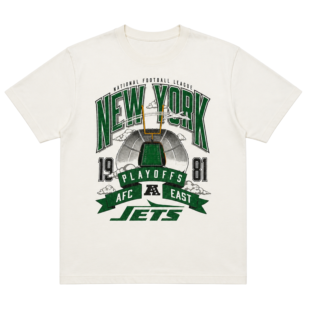 Abercrombie & Fitch New York Jets NFL Graphic Relaxed Fit T-Shirt 1