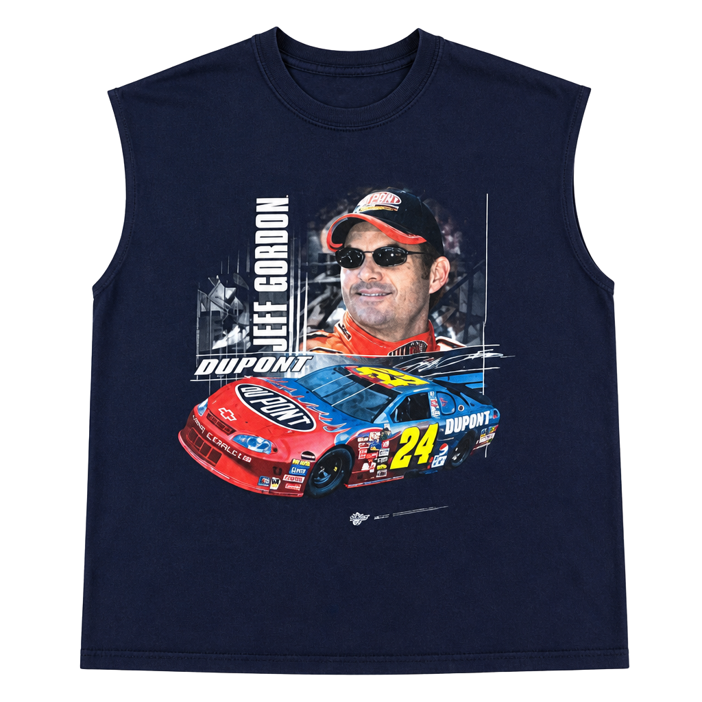 NWT Vintage NASCAR x Jeff Gordon Navy Blue Graphic... 1