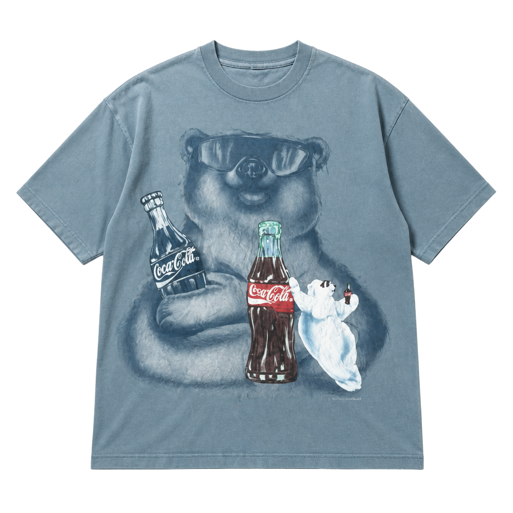 Vtg Coca Cola T Shirt Polar Bear 1995 1