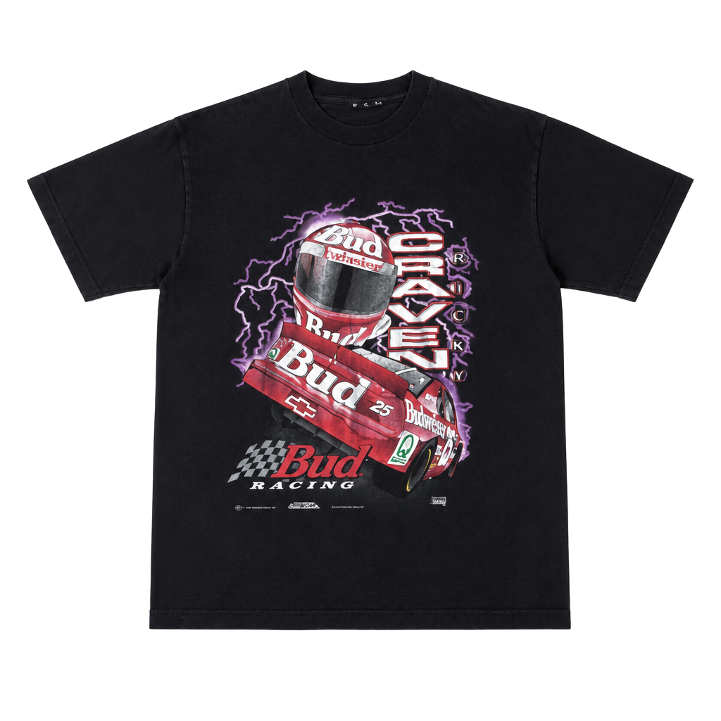 Vytg 1997 Vintage Nascar Bud Racing T Shirt 1