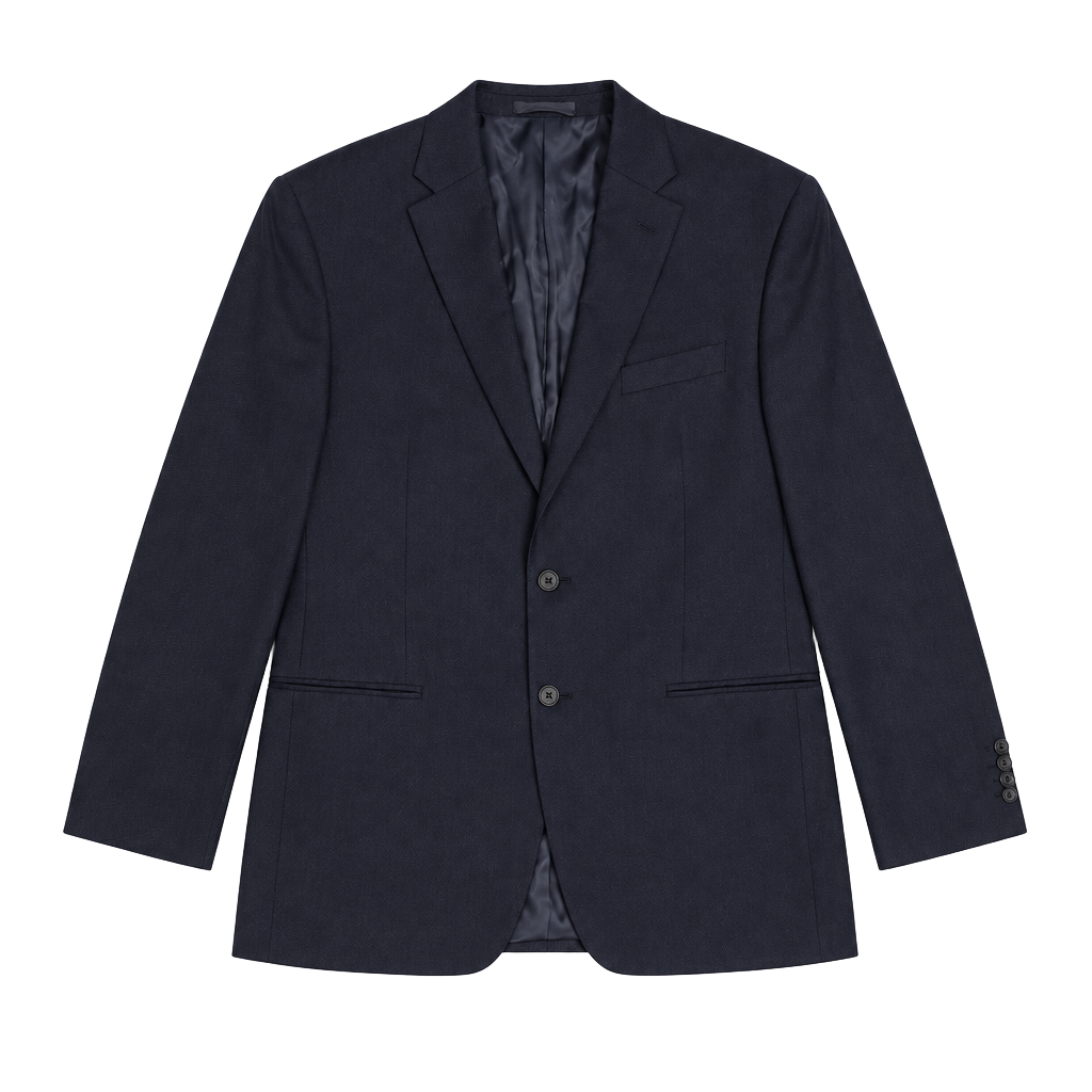Lauren Ralph Lauren Suit Jacket Blazer Men's 46L Black 100% Wool 2-Button
Coat 1
