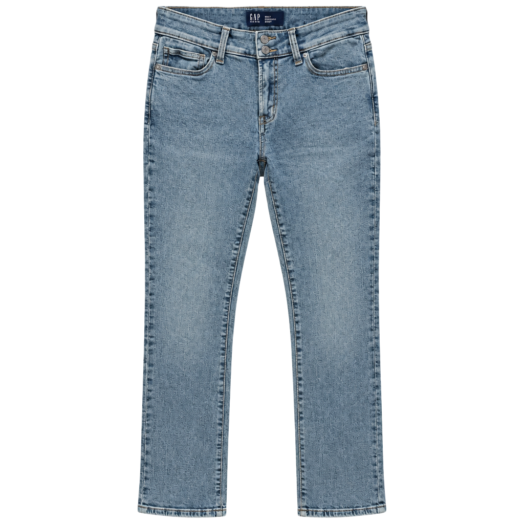 Gap Universal Baby Boot Jeans Size 4/27R Light Wash Denim 1