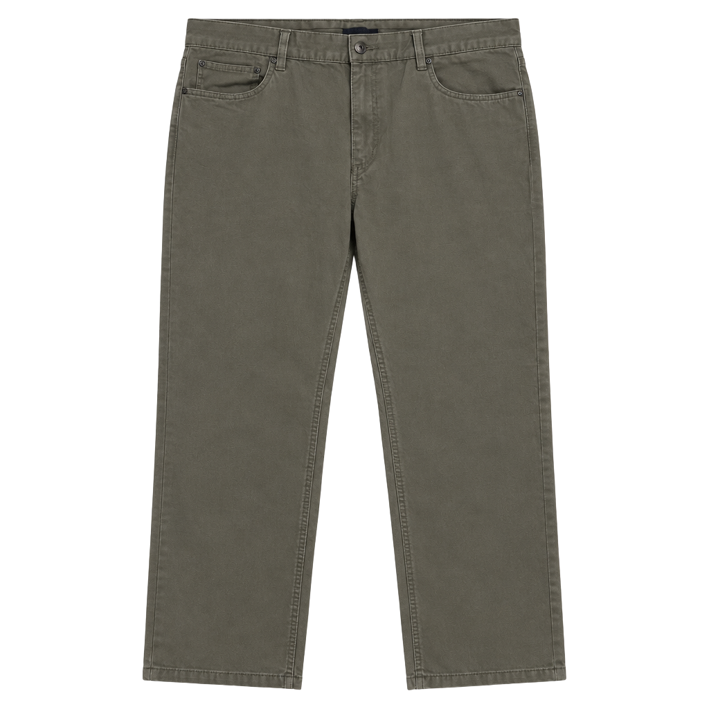 Van Heusen Studio Pants 38x30 Gray Cotton 1