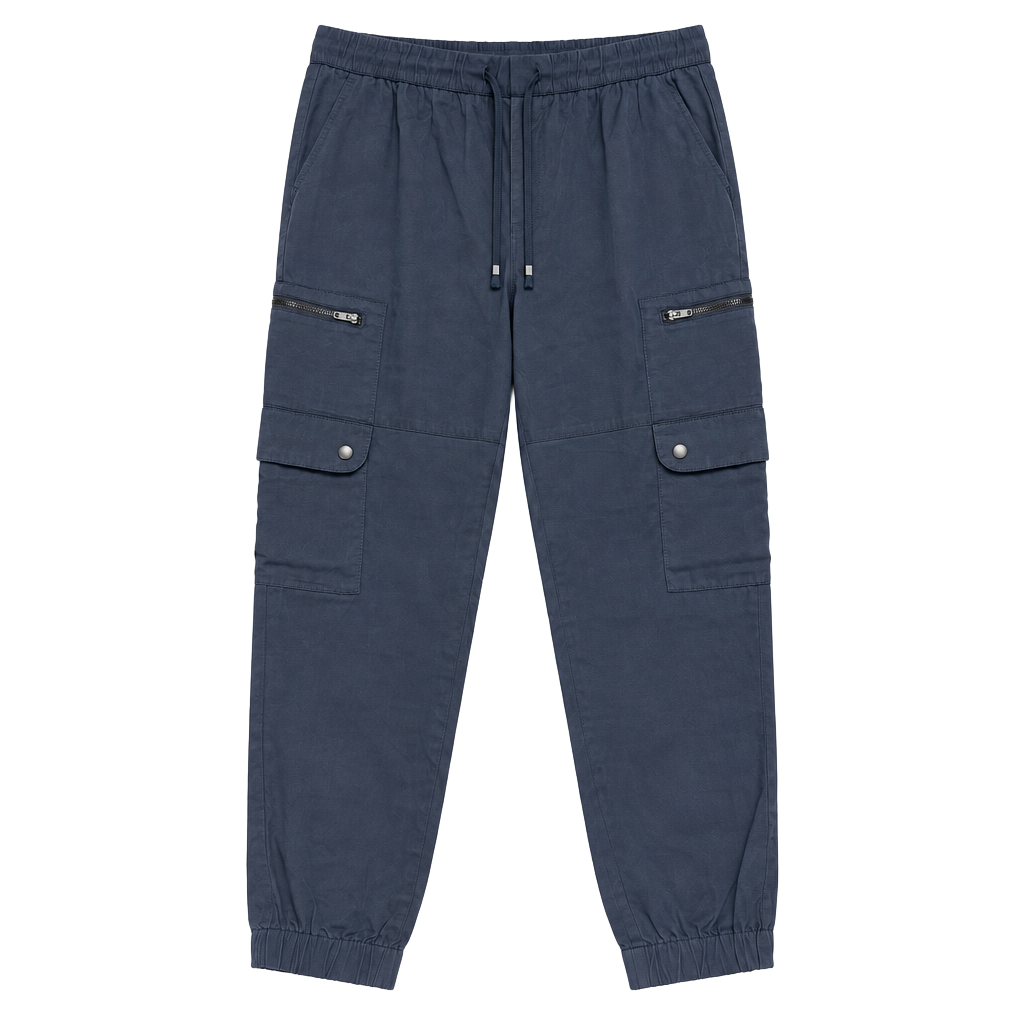 Banana Republic Women’s Medium Navy Blue Lyocell Cargo Jogger Pants 1