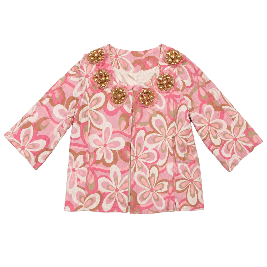 Berek Floral Embellished Jacket Size M 1