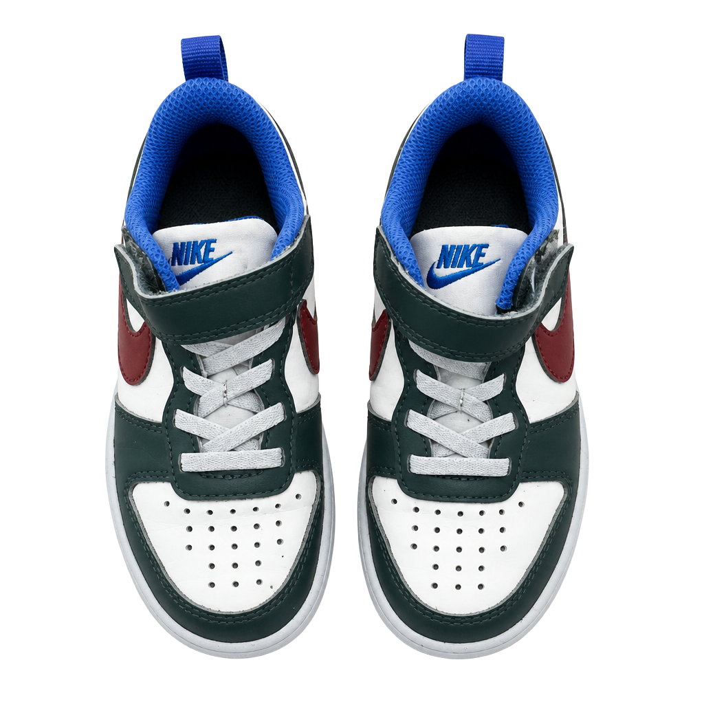 Nike Kids Court Borough Low Recraft Vintage Green/Dark Pony Sneaker 1