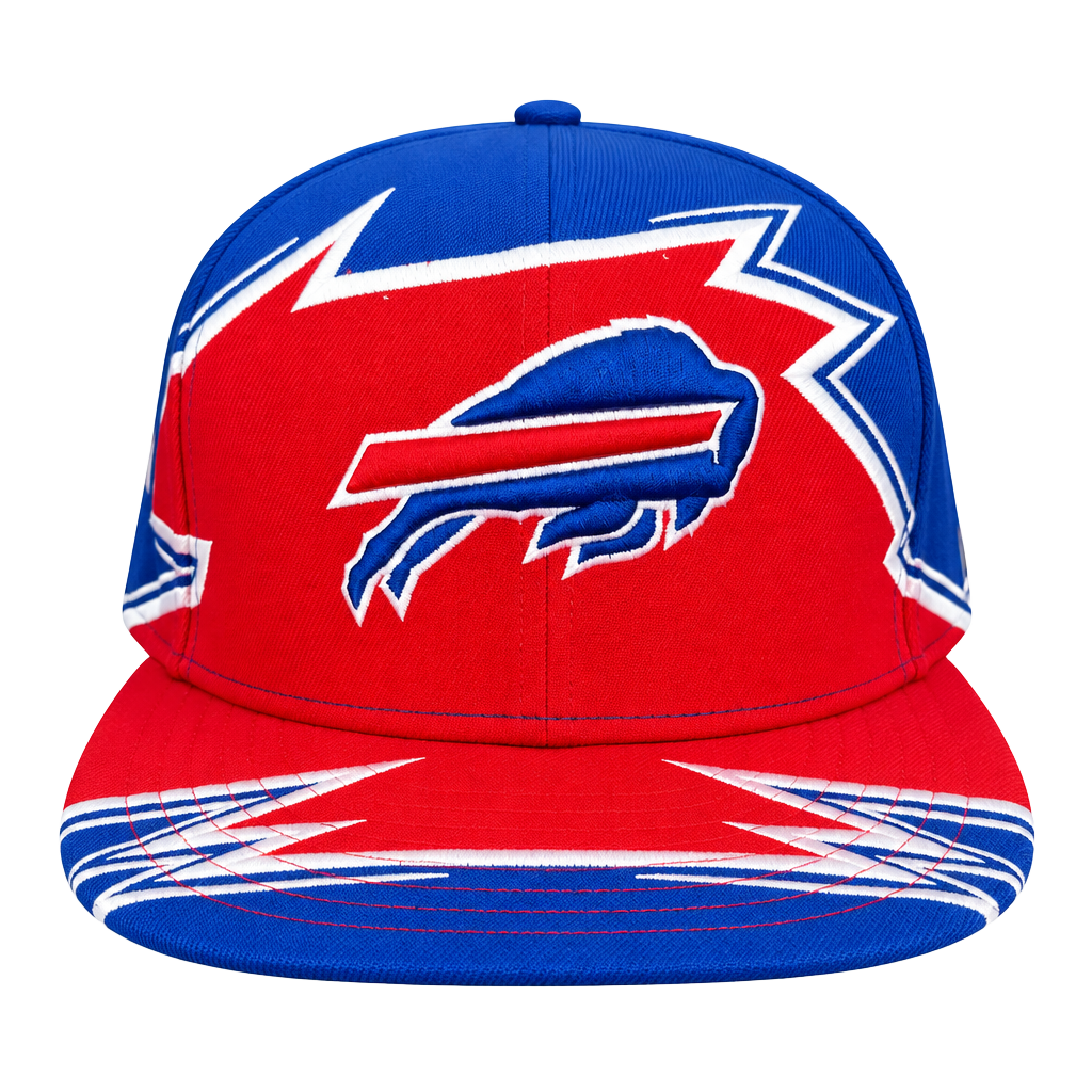 New Era Buffalo Bills Break 59FIFTY Fitted Hat Size 7 1/8 Royal Red 1