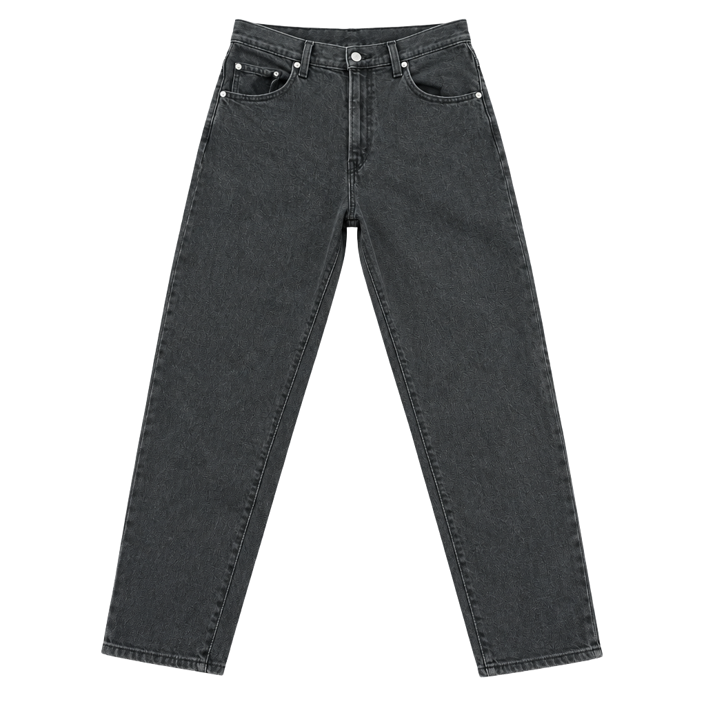 Levi's SilverTab Mom Jean Size 29 Dark Gray Denim 1