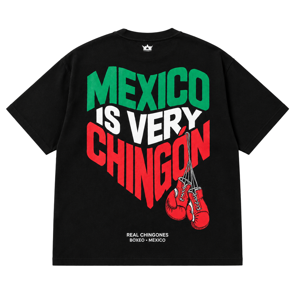 Boxelite Mexico is Very Chingón T-Shirt Black 1