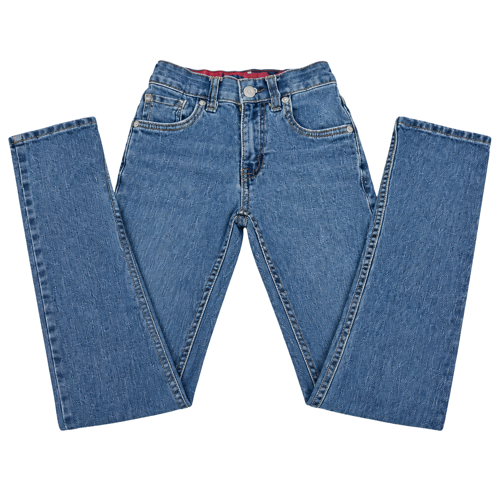 Levi’s 515 Girls 8 Medium Wash Skinny Stretch Denim Jeans RN81917 1