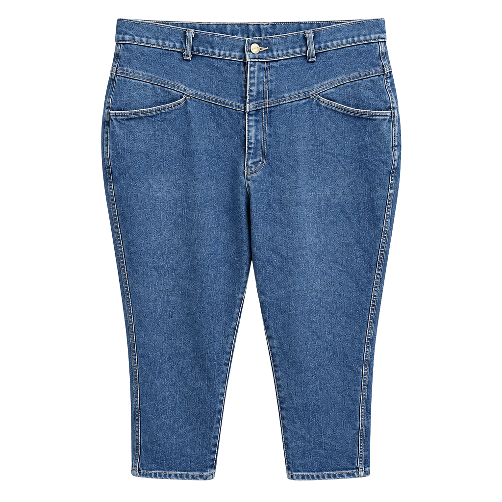 Vintage Gitano High Waist Tapered Jeans Size 38 Short Blue Denim 1