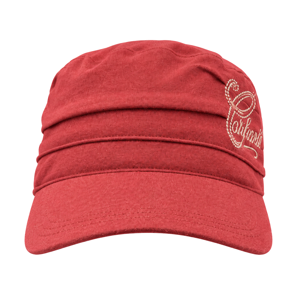 Carhartt Cadet Hat Cap Red Coral Pink Military Style Y2K 1