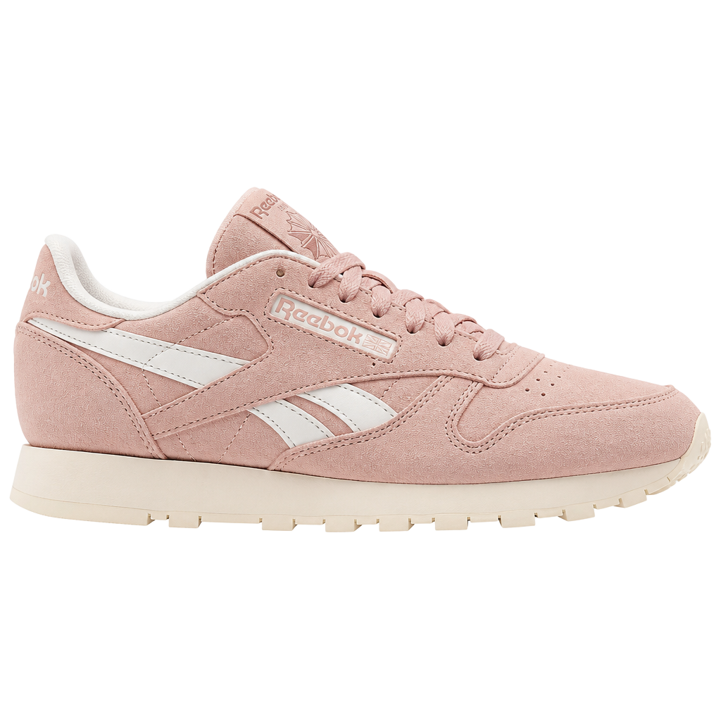 Reebok Classic Nylon BlushPink/RoseGold Suede/Satin Skrs sz.6.5 women’s 1