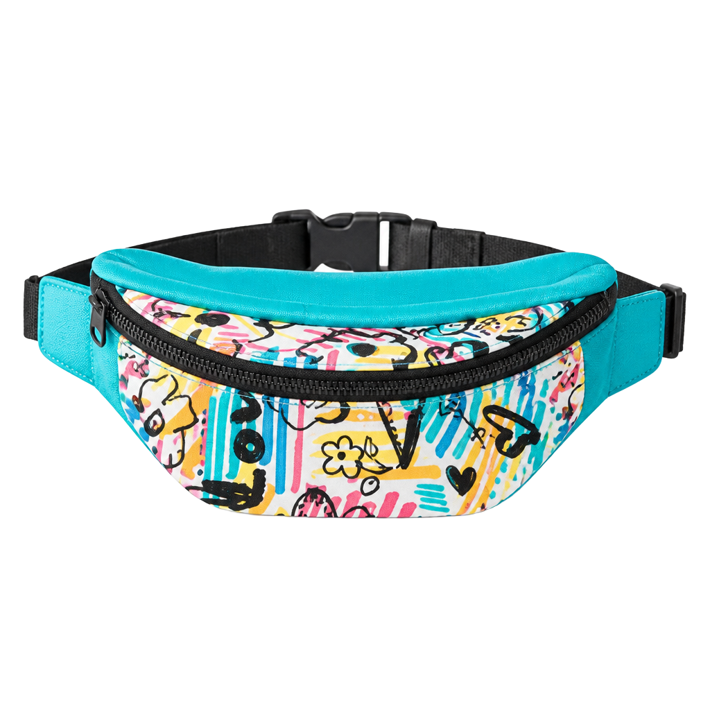 Brighton Tom Clancy Graffiti Love Crossbody Belt Bag 1